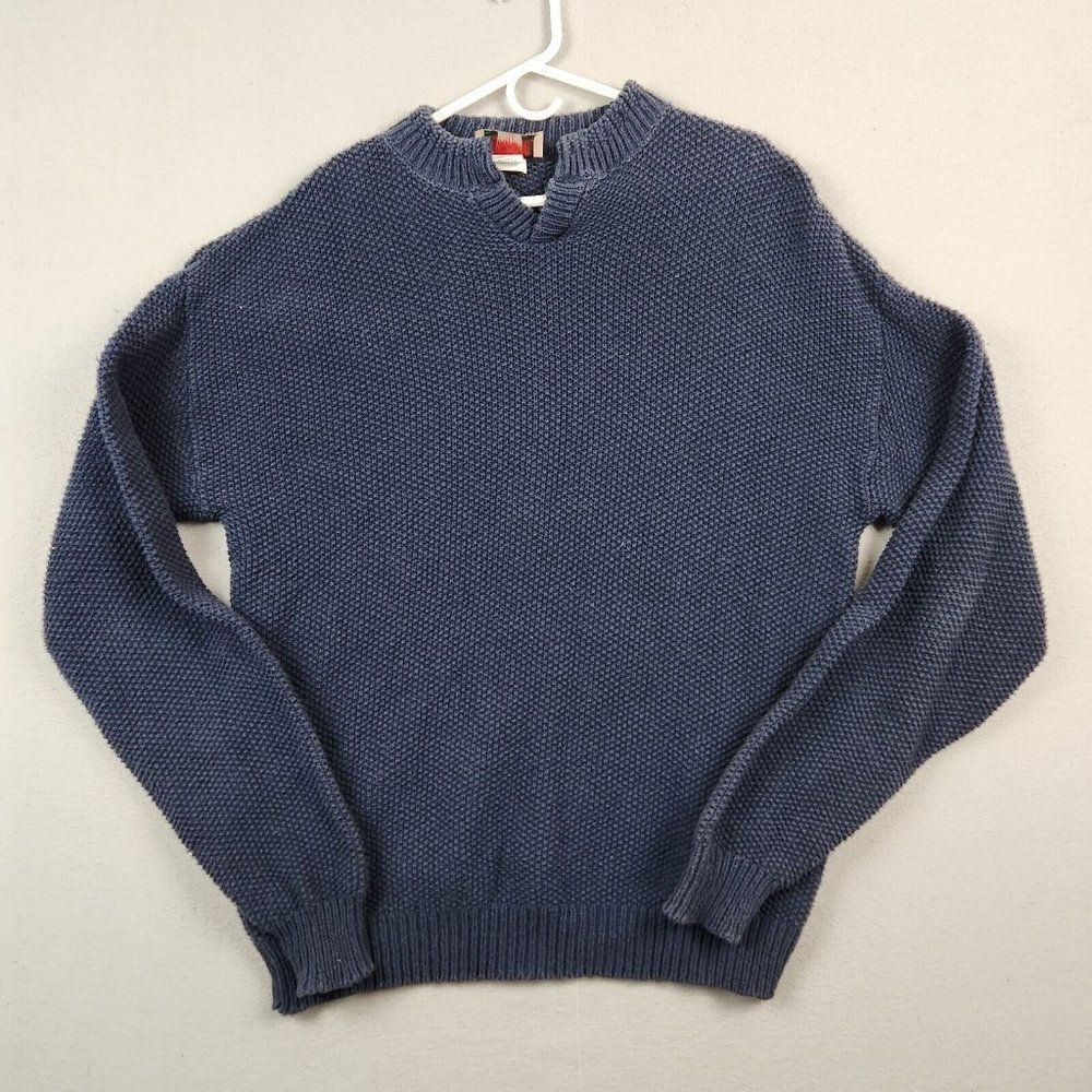 Vintage Red Head Brand Co Knit Sweater Blue Mens Size XL USA